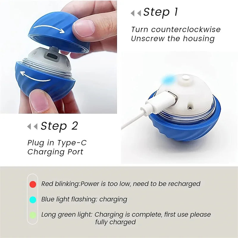 Smart Automatic Interactive Pet Ball